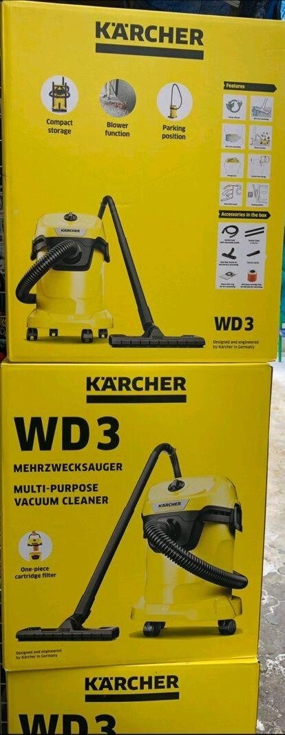 Дія!!! Новинка Karcher WD3 Vacuum Cleamer для дому !!! Оптова ціна !!! від компанії Artiv - Інтернет-магазин - фото 1