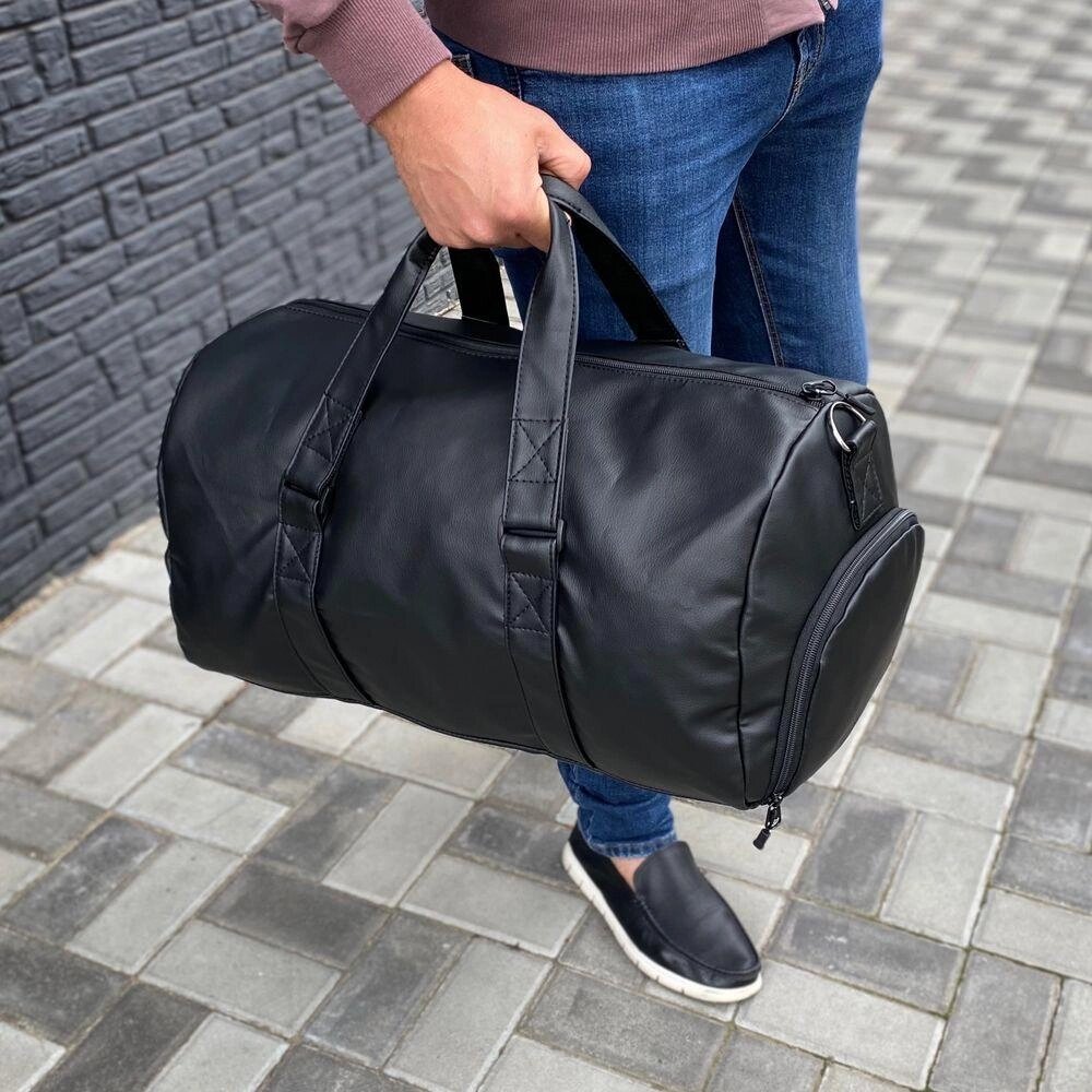 Дорожня спортивна сумка з відділенням для взуття екошкіра матова від компанії Artiv - Інтернет-магазин - фото 1
