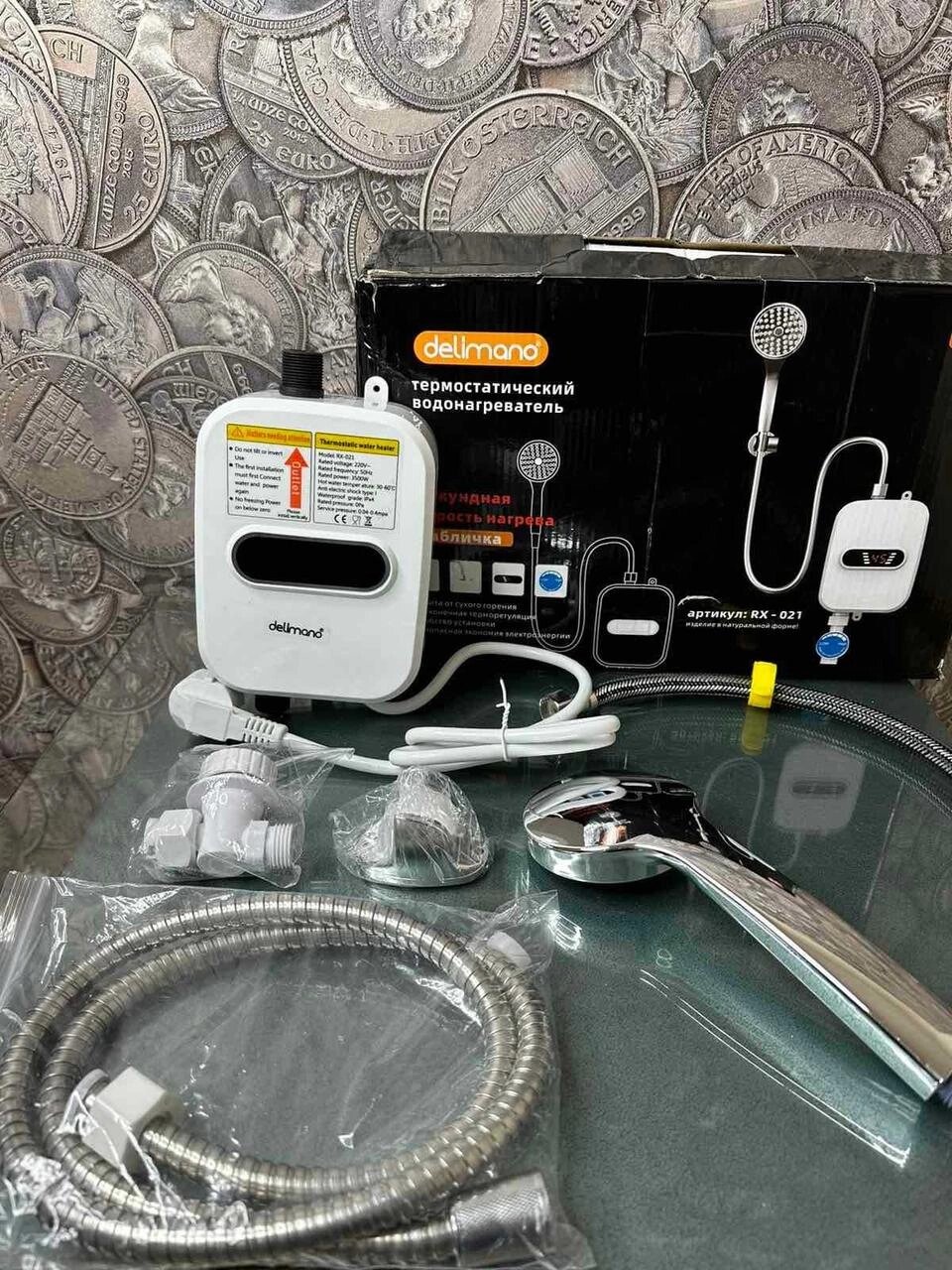 Душ система з електричним водонагрівачем від компанії Artiv - Інтернет-магазин - фото 1