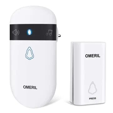 Дверний дзвінок Omeril, білий [клас енергоспоживання A++] від компанії Artiv - Інтернет-магазин - фото 1