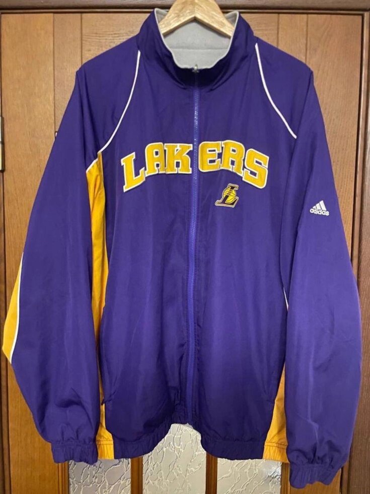 Двостороння куртка Lakers x Adidas рідкісна rare NBA LV vintage від компанії Artiv - Інтернет-магазин - фото 1