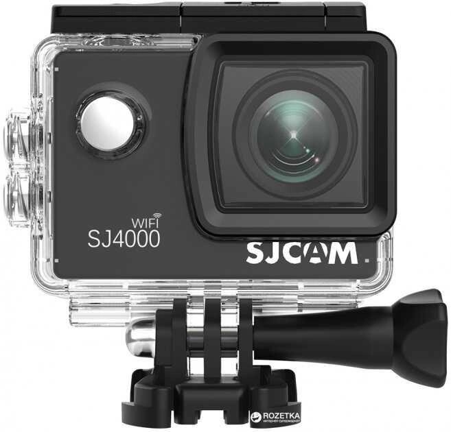 Екшен камера sjcam SJ4000 чорна Новий Великий Комплект від компанії Artiv - Інтернет-магазин - фото 1