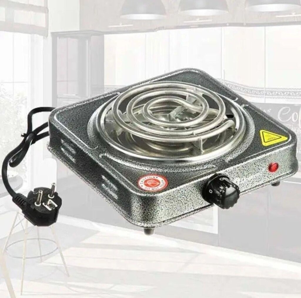 Електро плита спіральна на одну конфорку Domotec 5801 1000 Вт від компанії Artiv - Інтернет-магазин - фото 1