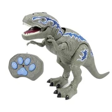 Електронна іграшка динозавр з дистанційним керуванням сірий від компанії Artiv - Інтернет-магазин - фото 1