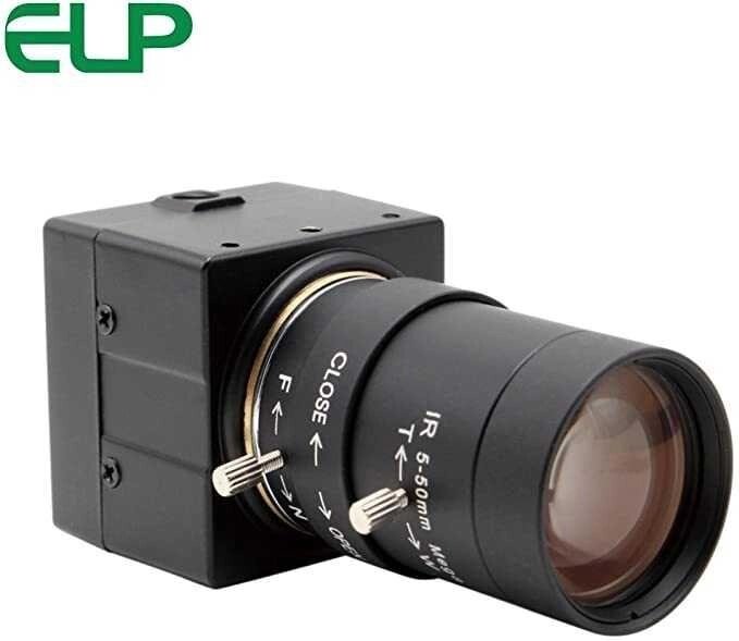 ELP Варифокальний об'єктив 5-50мм 1080P USB веб-камера 8мп Sony IMX179 від компанії Artiv - Інтернет-магазин - фото 1