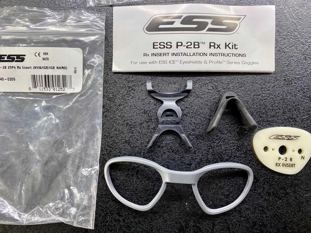ESS Crossbow діоптричні вставки ESS P-2B Rx для окулярів і масок ESS від компанії Artiv - Інтернет-магазин - фото 1