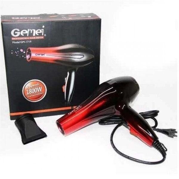 Фен для волосся Gemei GM 1719 від компанії Artiv - Інтернет-магазин - фото 1