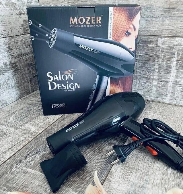 Фен Mozer MZ-5920 2000 Вт сушка для волосся Мозер від компанії Artiv - Інтернет-магазин - фото 1