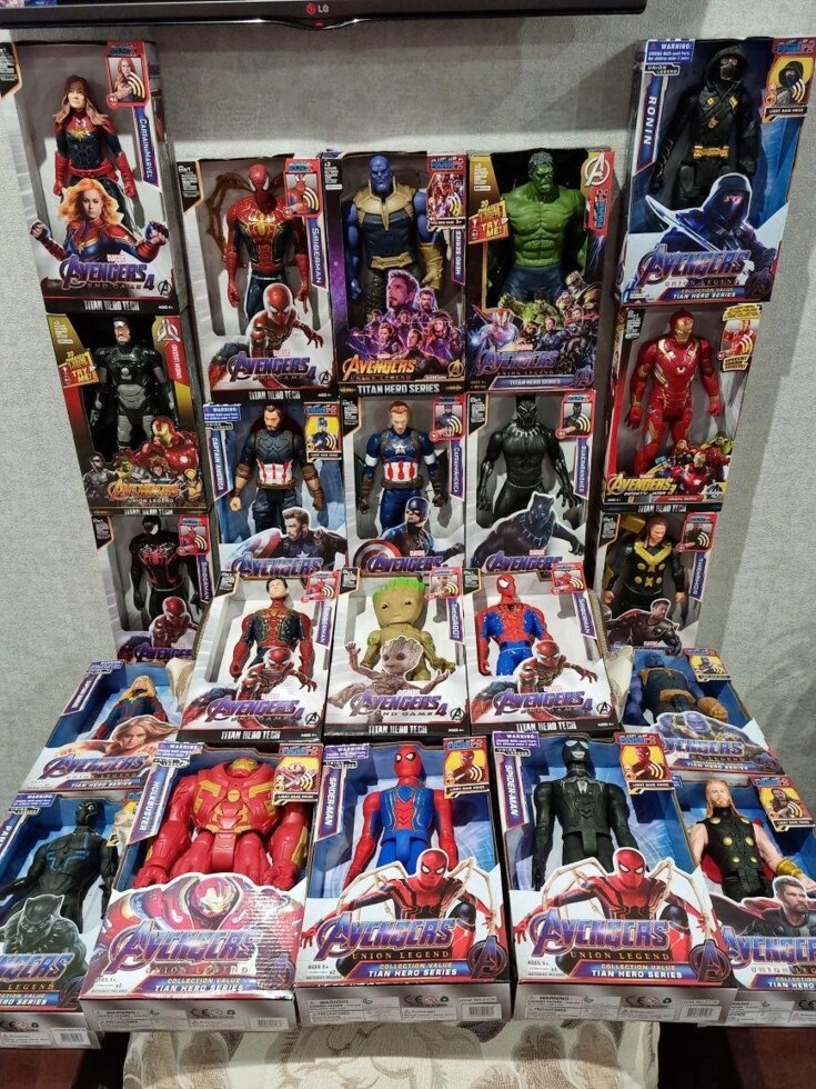 Фігурка Супергероя Marvel / Марвел / Халк, Грут, Спайдермен, Танос та ін. від компанії Artiv - Інтернет-магазин - фото 1