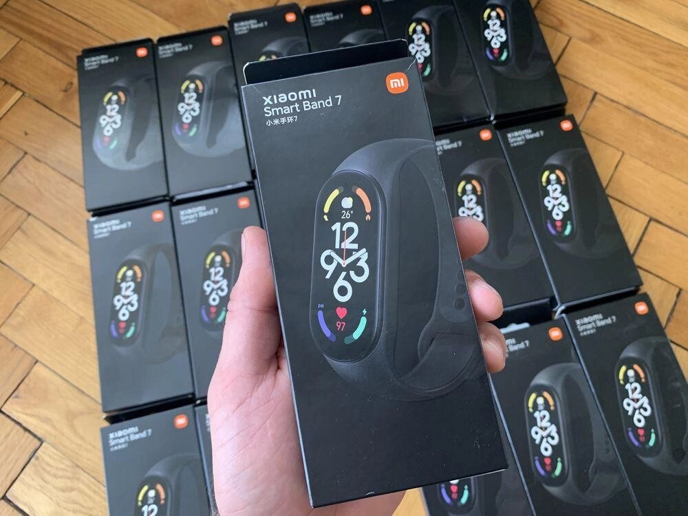 Фітнес браслет Mi band 7 Xiaomi Укр мова годинник Бенд7 браслет банд від компанії Artiv - Інтернет-магазин - фото 1