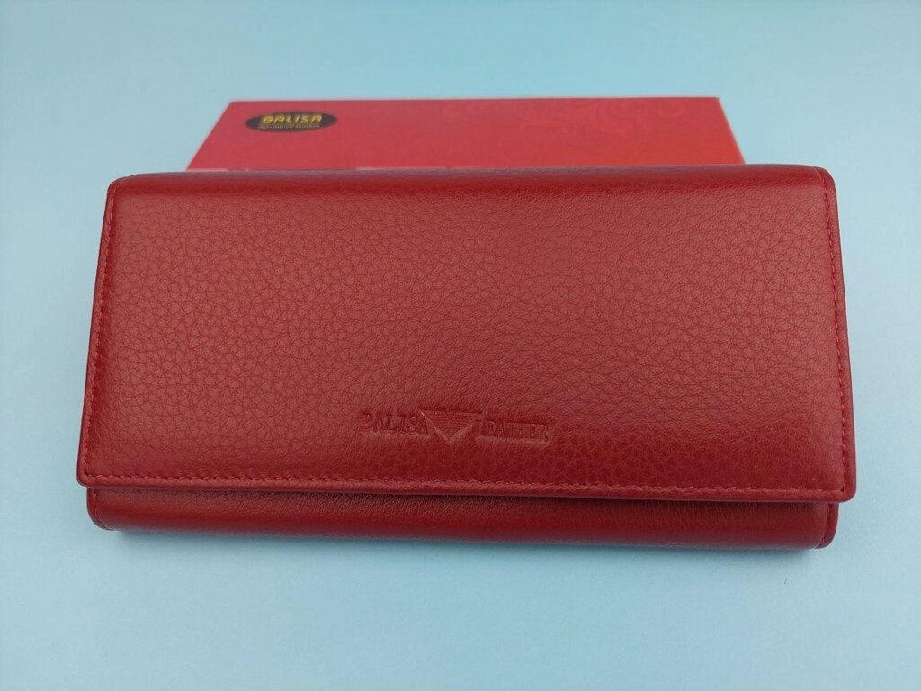 Гаманець жіночий Balisa шкіряний гаманець жіночий шкіряний червоний від компанії Artiv - Інтернет-магазин - фото 1