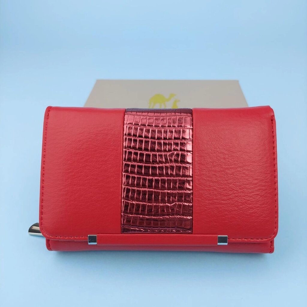 Гаманець жіночий Saralyn гаманець жіночий маленький червоний червоний від компанії Artiv - Інтернет-магазин - фото 1