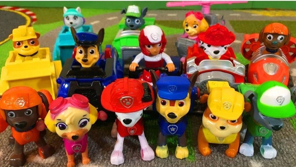 Герої Щенячий Патруль з машинками XZ-868 Paw Patrol 8в1 Гонщик Роккі від компанії Artiv - Інтернет-магазин - фото 1