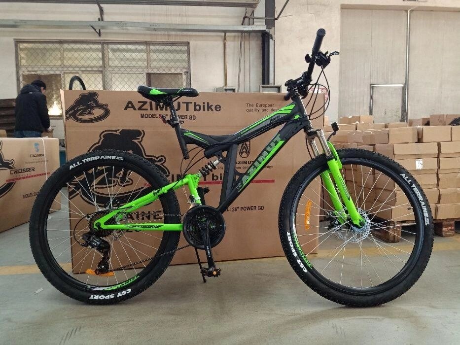 Гірський велосипед Azimut Power 24,26, 27.5, 29 SHIMANO від компанії Artiv - Інтернет-магазин - фото 1