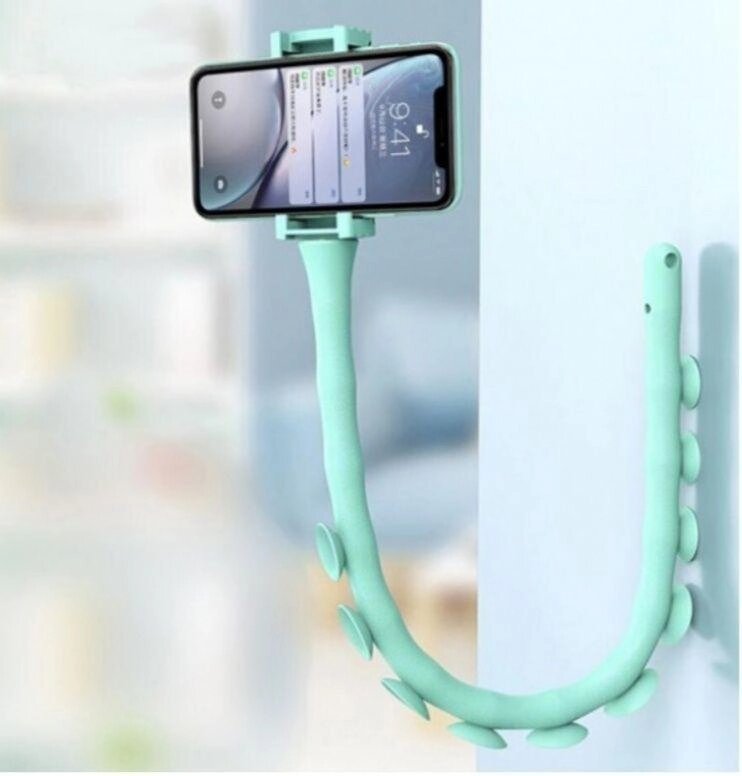 Гнучкий тримач для телефона з присосками Cute Worm Lazy Holder від компанії Artiv - Інтернет-магазин - фото 1