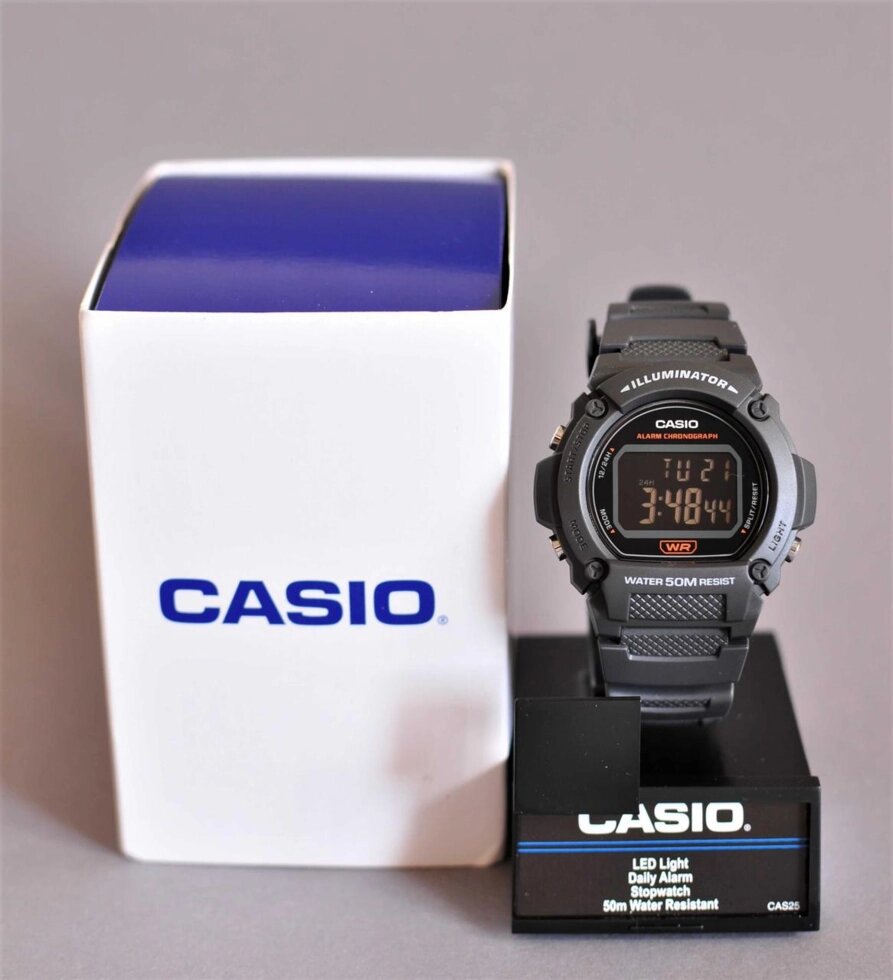 Годинник Casio W-219H-8BVCF (Новий, оригінал) від компанії Artiv - Інтернет-магазин - фото 1