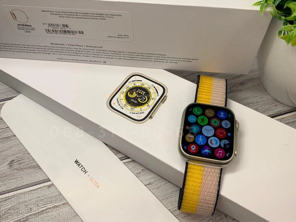 H10 Ultra 1: 1 Оригінальний Apple Watch 8 Ultra -Hit 2022- (не GS8 x8) від компанії Artiv - Інтернет-магазин - фото 1