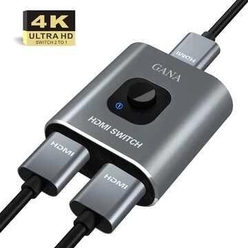 HDMI SWITCH 4K HDMI SPLITTER-GANA алюмінієвий двонаправлений від компанії Artiv - Інтернет-магазин - фото 1