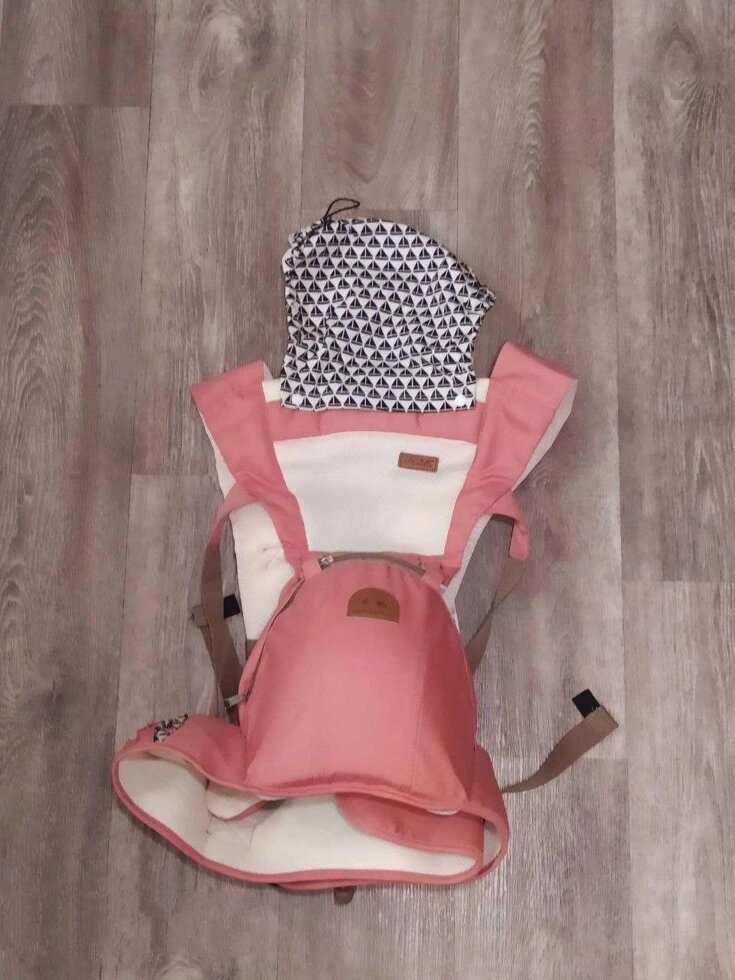 Хіпсит / Ергорюкзак / Кенгуру для новонароджених Huanchang, рожевий від компанії Artiv - Інтернет-магазин - фото 1