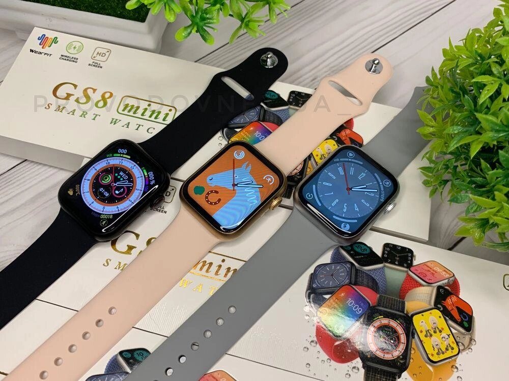 Хіт Apple Watch 8 41 мм GS8 Mini Smart Clock Caffice від компанії Artiv - Інтернет-магазин - фото 1