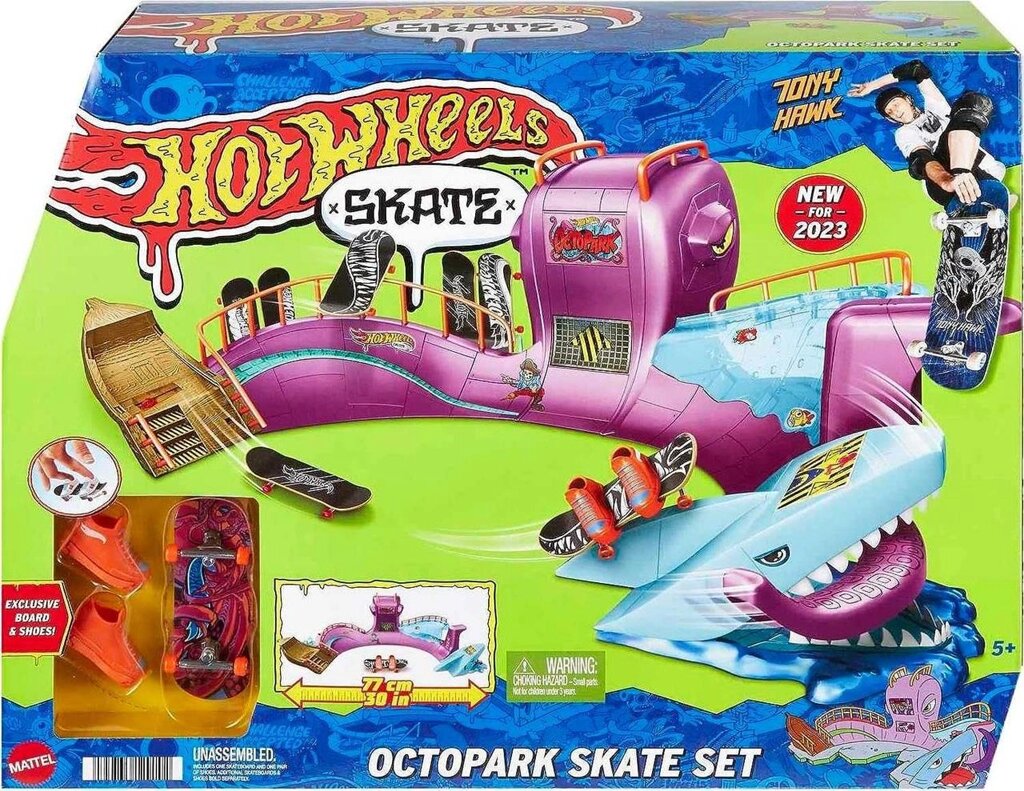 Hot Wheels Skate Octopus Skatepark Трек Хот Вілс Скейт-парк Восьминіг від компанії Artiv - Інтернет-магазин - фото 1