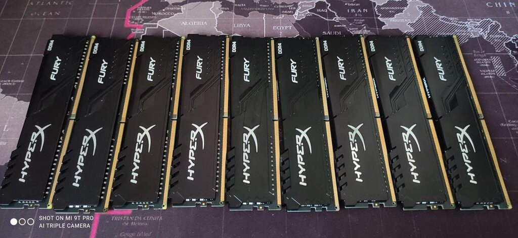 HyperX 8 GB DDR4 2666 MHz Fury Black від компанії Artiv - Інтернет-магазин - фото 1