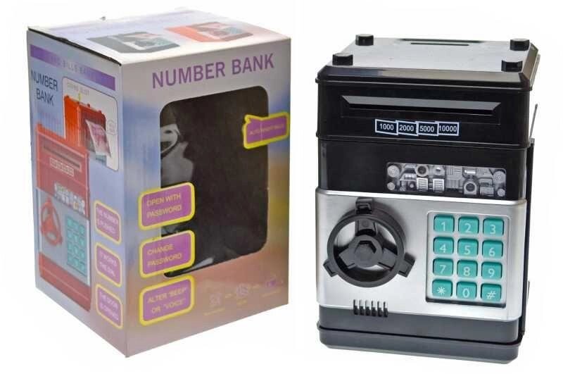 Іграшка Сейф скарбничка з кодовим замком Number Bank музичний від компанії Artiv - Інтернет-магазин - фото 1