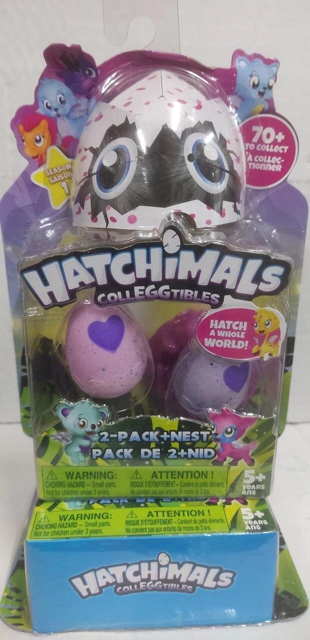 Іграшка в яйці Хетчімалс HATCHIMALS Season 1 світиться в темноті від компанії Artiv - Інтернет-магазин - фото 1