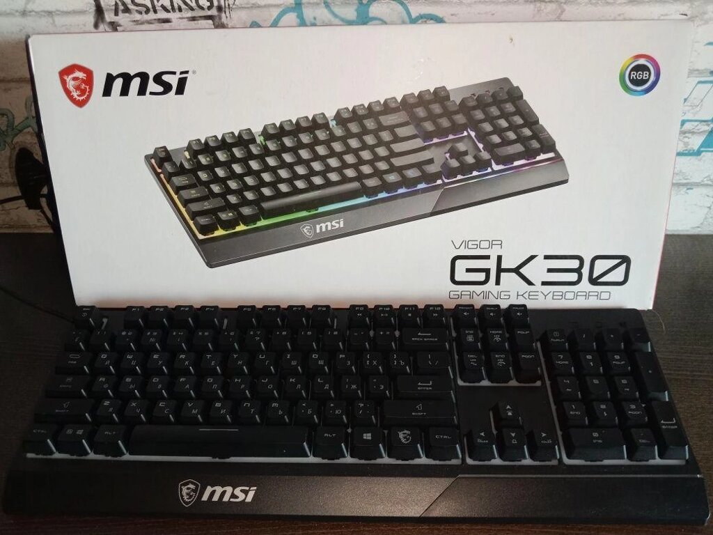 Ігрова клавіатура MSI VIGOR GK 30 від компанії Artiv - Інтернет-магазин - фото 1