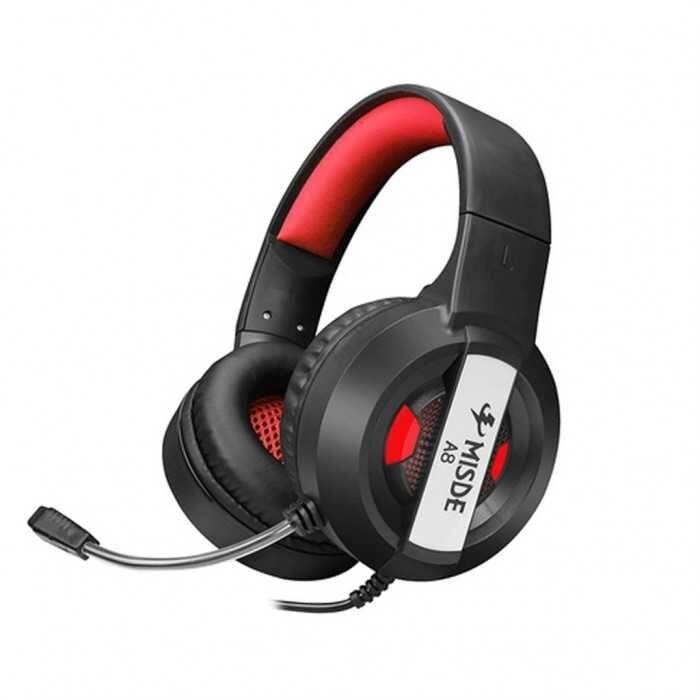 Ігрові навушники з мікрофоном і RGB-підсвіткою MISDE A8 гарнітура від компанії Artiv - Інтернет-магазин - фото 1