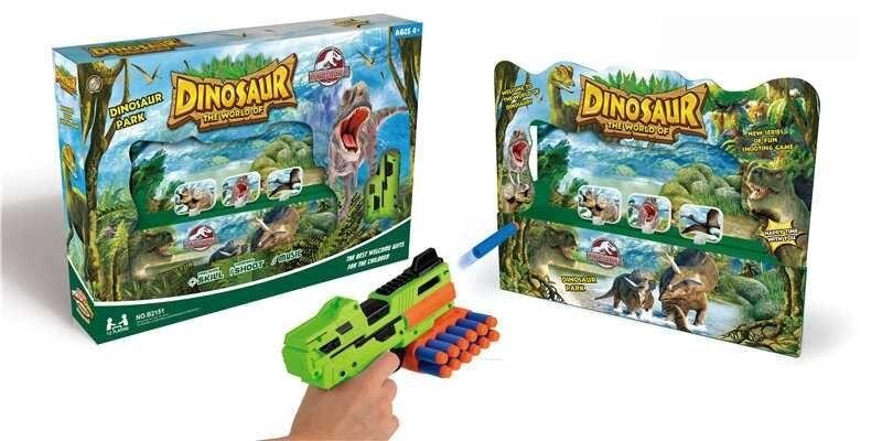 Ігровий набір Dinosaur тир бластер стріляє м'якими кулями від компанії Artiv - Інтернет-магазин - фото 1