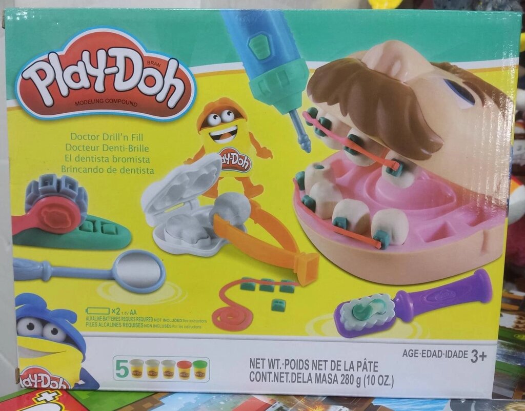 Ігровий набір Play Doh плей до Містер Зубастик пластилін від компанії Artiv - Інтернет-магазин - фото 1