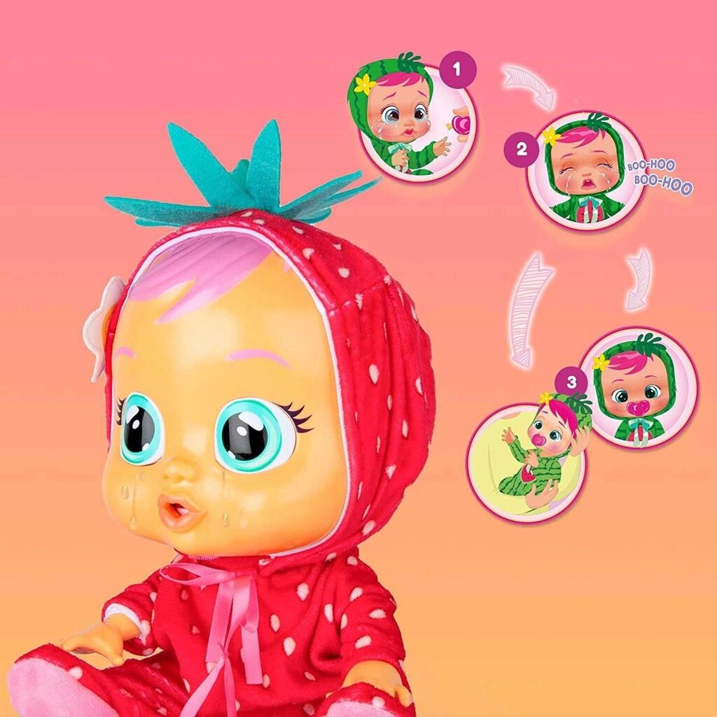Інтерактивна лялька Плакса Елла з ароматом полуниці, Cry Babies Ella від компанії Artiv - Інтернет-магазин - фото 1
