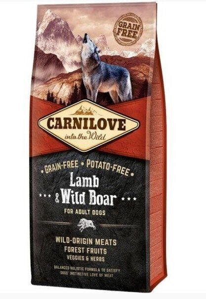 Їжа для собак Carnilove Lamb &amp, Wild Boar 12кг від компанії Artiv - Інтернет-магазин - фото 1