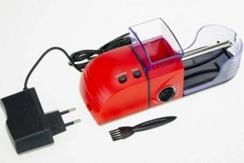 Электрическая машинка для набивки сигаретных гильз и табака