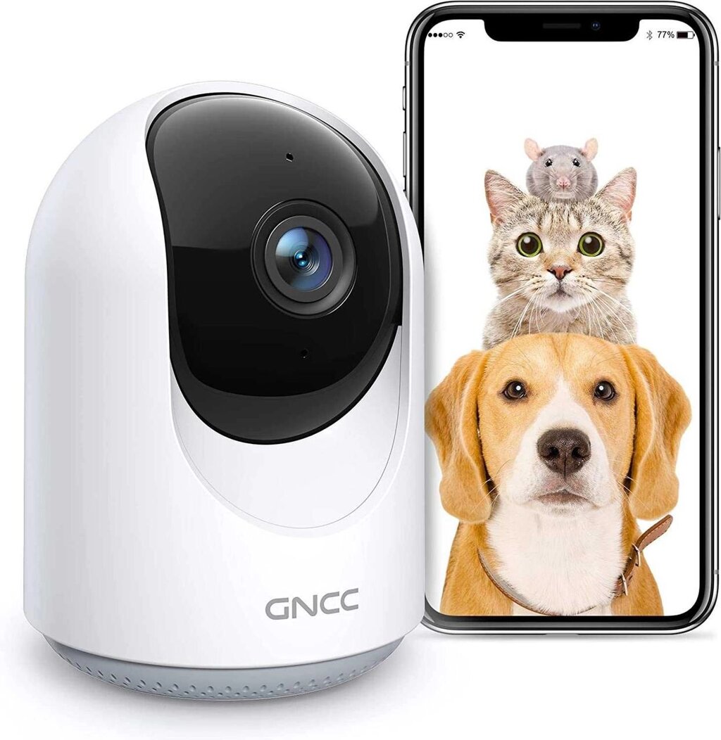 Камера Wi-Fi, поворотна, відеоняня GNCC Indoor Cam P1 | 1080P від компанії Artiv - Інтернет-магазин - фото 1