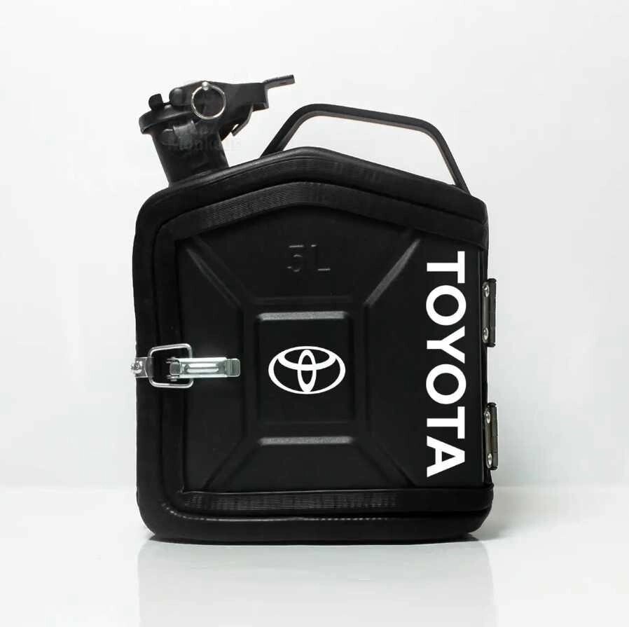 Каністра Бар 5л. чорна «Toyota», канистра с надписью від компанії Artiv - Інтернет-магазин - фото 1