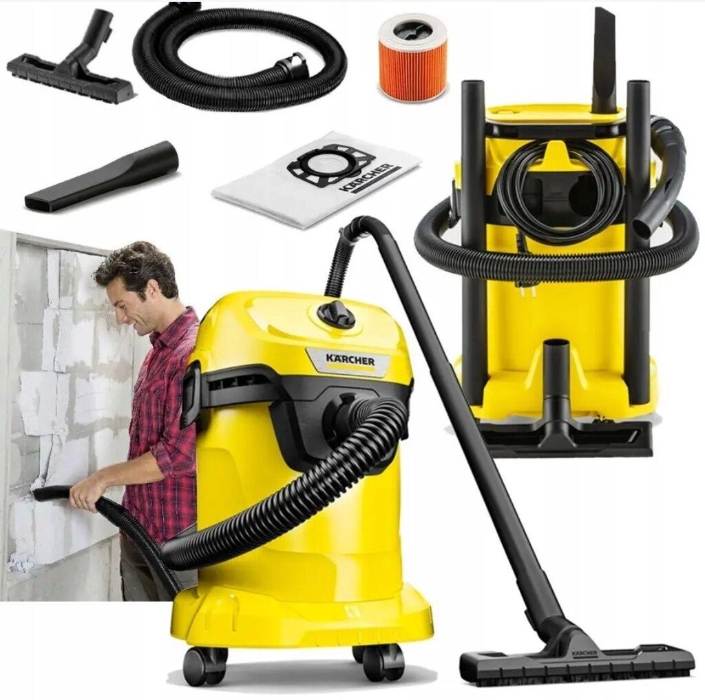 Karcher WD 3 V-17/4/20 (1.628-101.0) Хіт пилосос !!! новий від компанії Artiv - Інтернет-магазин - фото 1