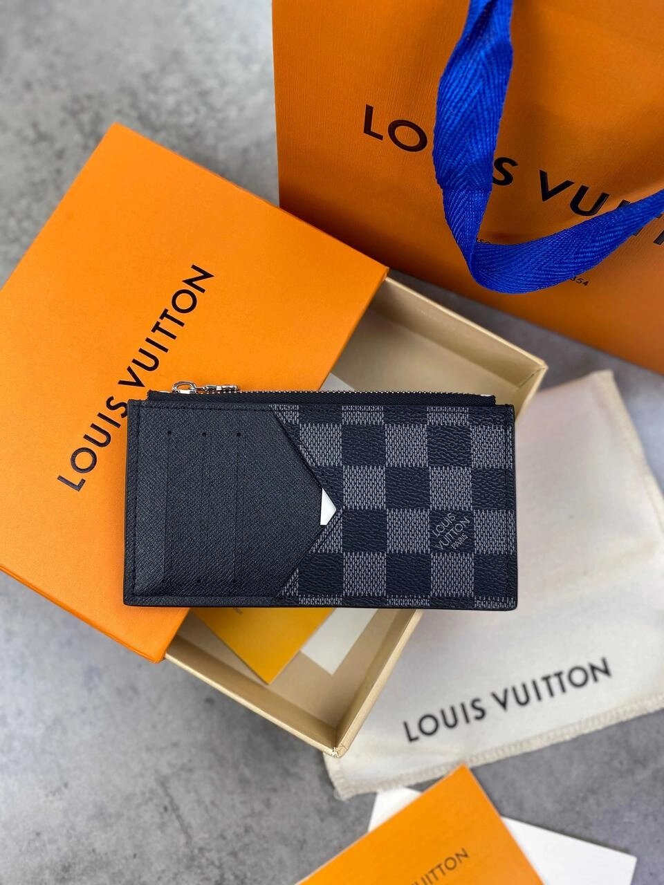 Кардхолдер Louis Vuitton монетниця Луї Віттон гаманець LV k372 від компанії Artiv - Інтернет-магазин - фото 1