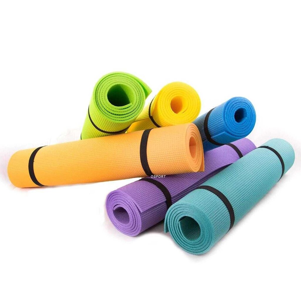 КАРЕМАТ килимок для фітнесу для йоги не ковзає щільний різні кольори від компанії Artiv - Інтернет-магазин - фото 1