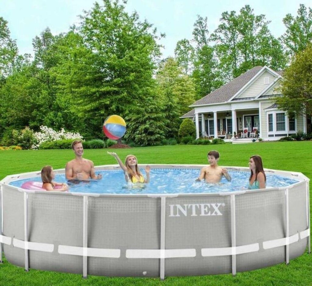 Каркасний басейн 366 х 76 Інтенс Intex 26710 круглий від компанії Artiv - Інтернет-магазин - фото 1