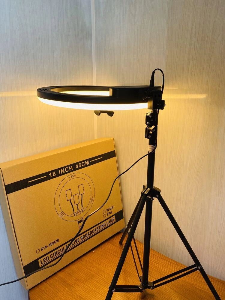 Кільцева лампа 45 см 55 Вт — К-18 — із сенсорною панеллю від компанії Artiv - Інтернет-магазин - фото 1