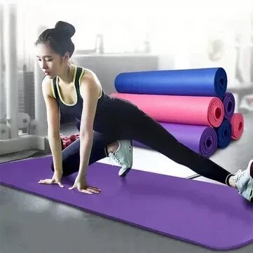Класичний килимок для йоги фітнес тренувань 173*61 см. від компанії Artiv - Інтернет-магазин - фото 1
