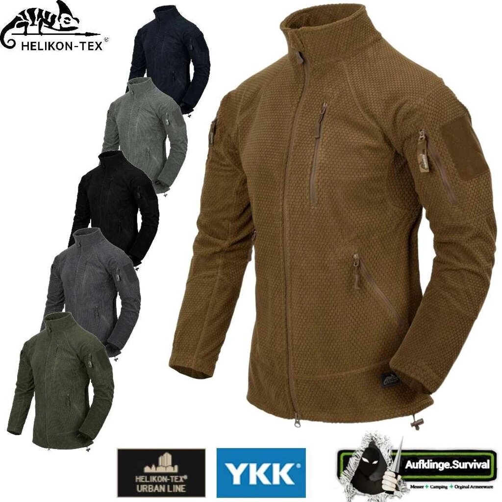 Кофта куртка Helikon Tex Alpha Tactical фліс толстовка всесезонна від компанії Artiv - Інтернет-магазин - фото 1