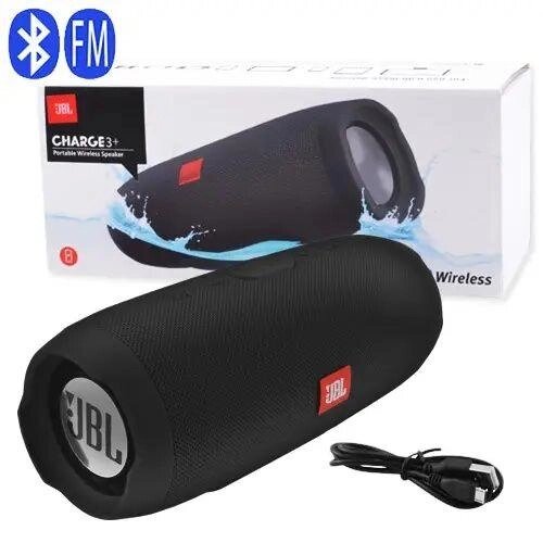 Колонка портативна JBL CHARGE 3 Bluetooth чорна (41273) від компанії Artiv - Інтернет-магазин - фото 1