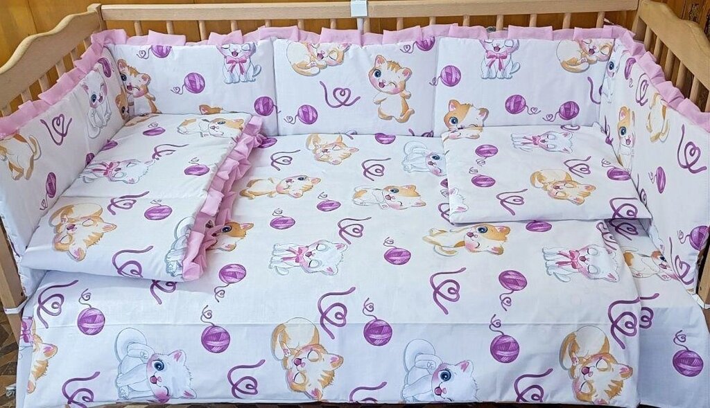 Комплект дитячого ліжечка Карапузик від компанії Artiv - Інтернет-магазин - фото 1