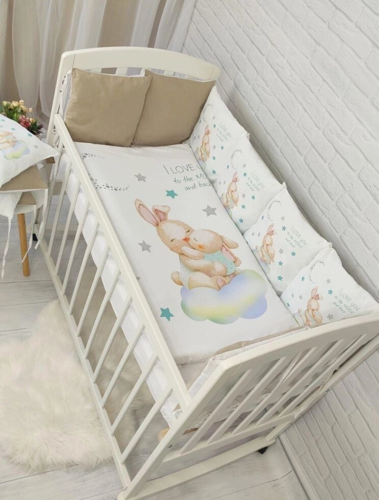 Комплект постільної в дитяче ліжечко для новонародженого від компанії Artiv - Інтернет-магазин - фото 1