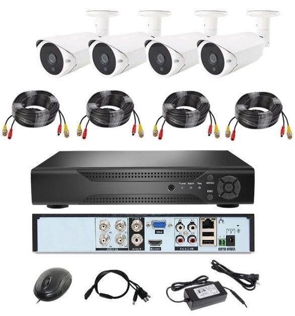Комплект системи відеоспостереження на 4 камери aHD KIT 10800 PRO, 2Мп від компанії Artiv - Інтернет-магазин - фото 1