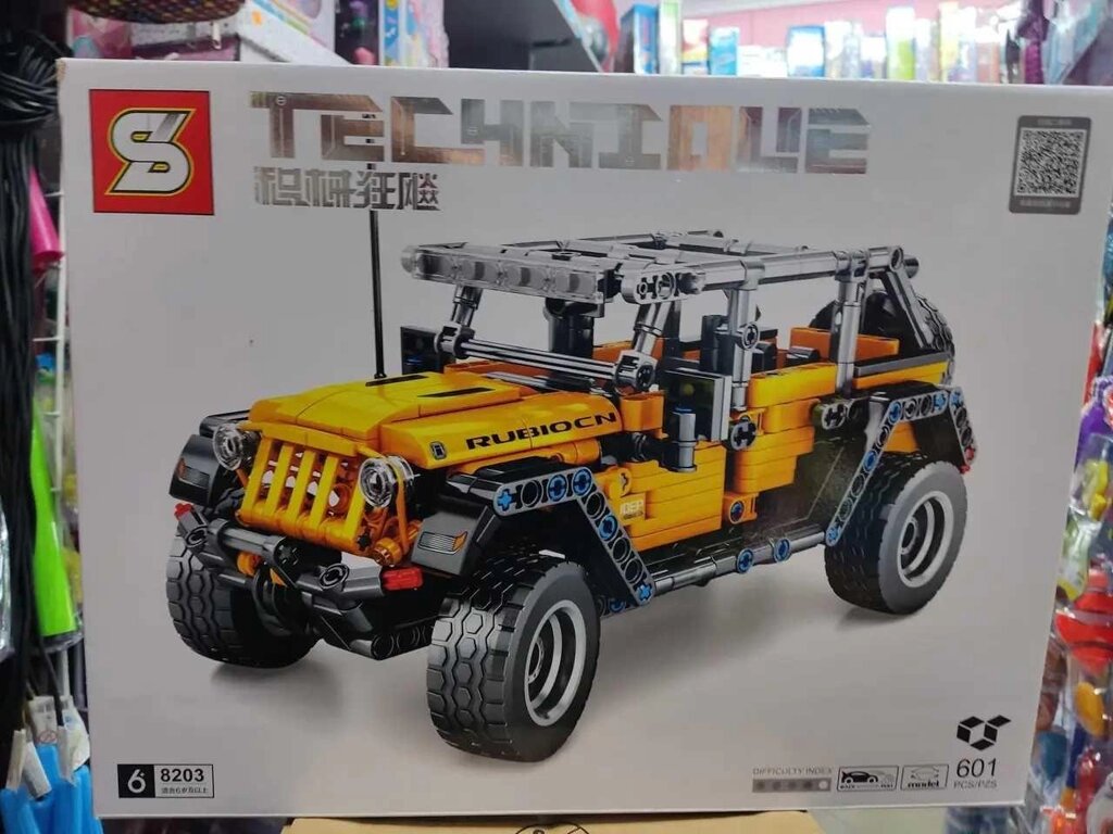 Конструктор SY Jeep Wrangler Rubicon» 8203 — 601 деталь lego від компанії Artiv - Інтернет-магазин - фото 1