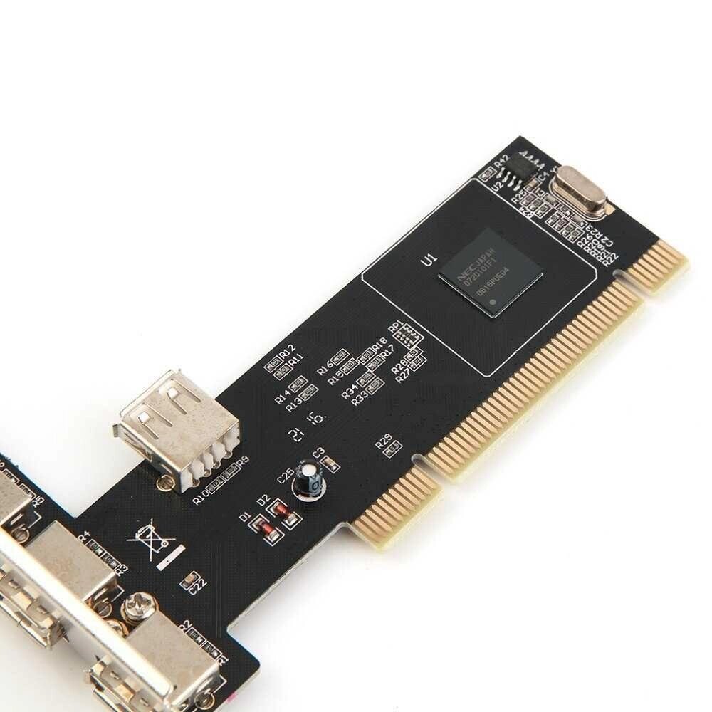 Контролер Nec PCI ATcom USB (4+1 порти USB 2.0) хаб розгалужувач USB від компанії Artiv - Інтернет-магазин - фото 1